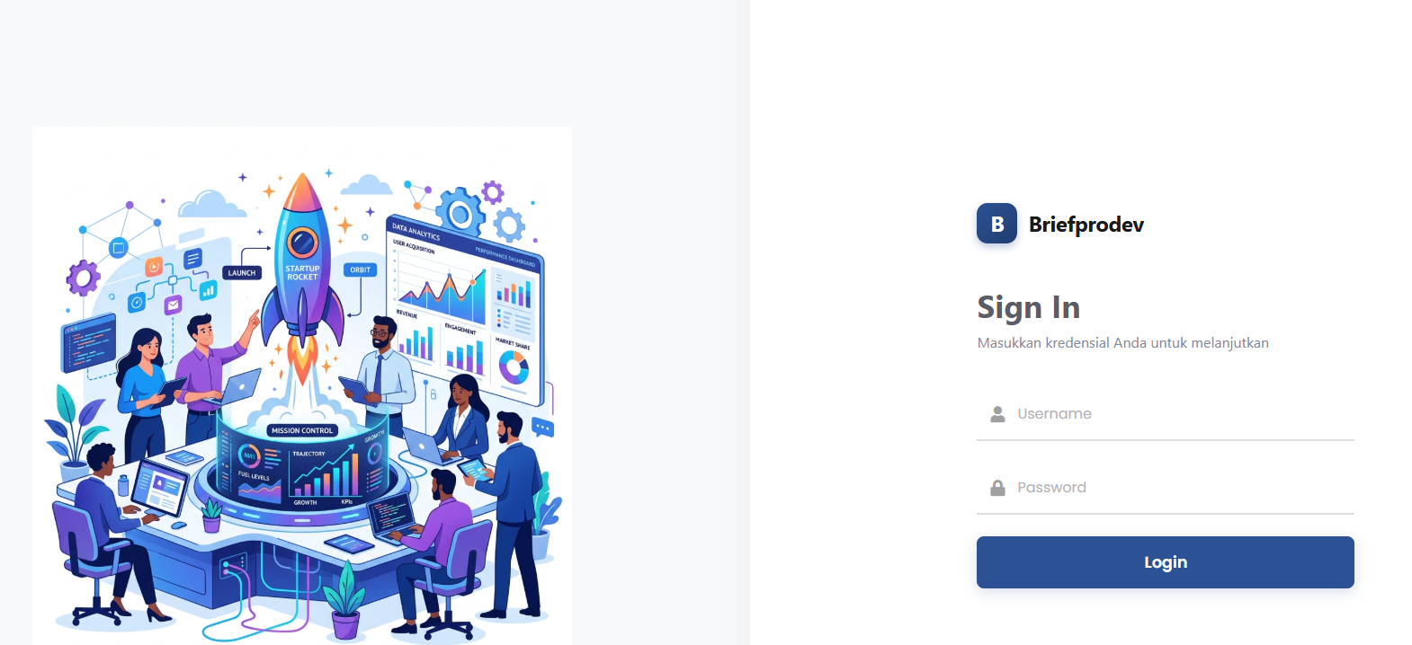 Halaman Login Admin